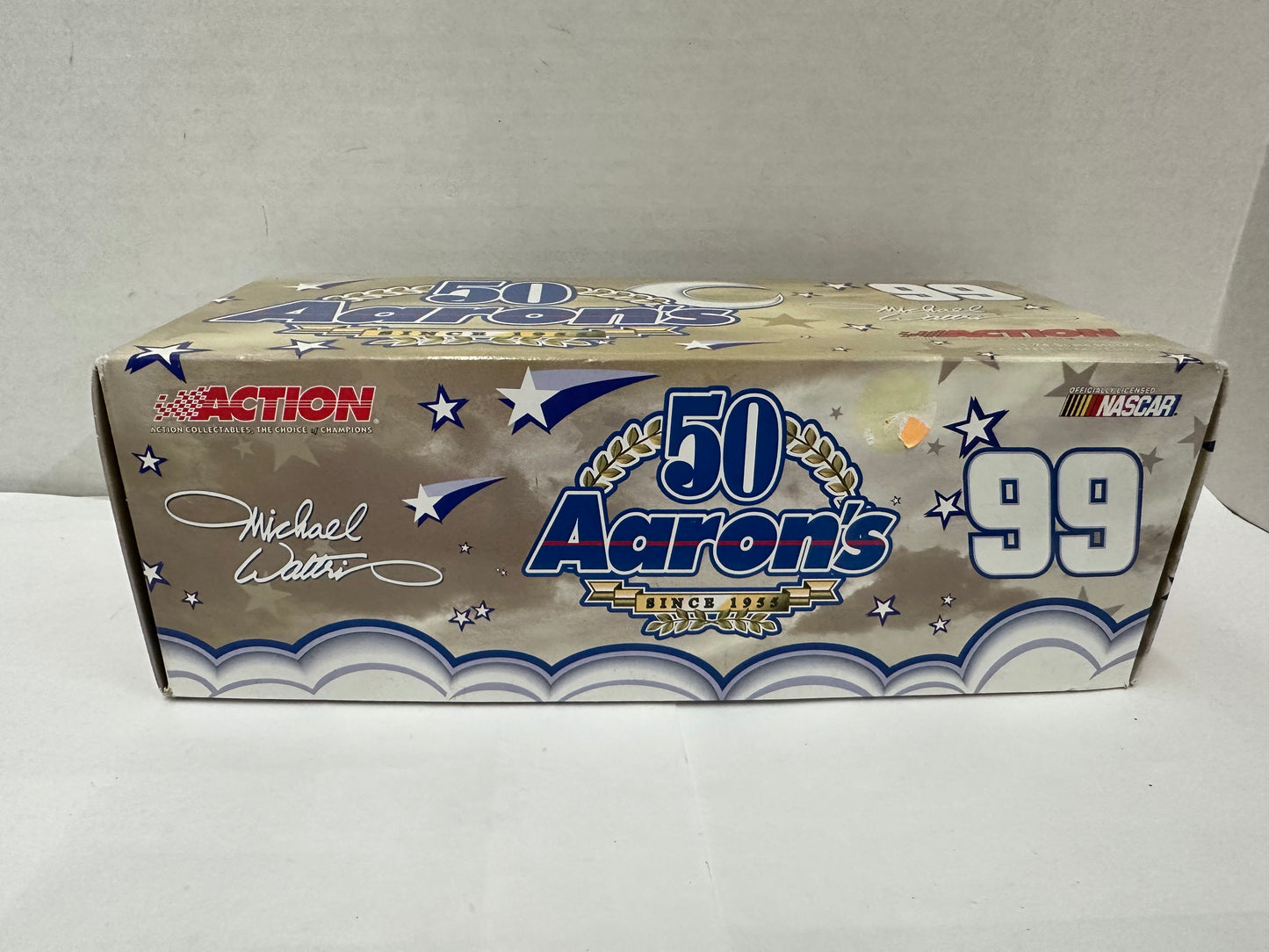 #99 Aaron's 50th Anniversary 1:24 Michael Waltrip Diecast Car Open Box