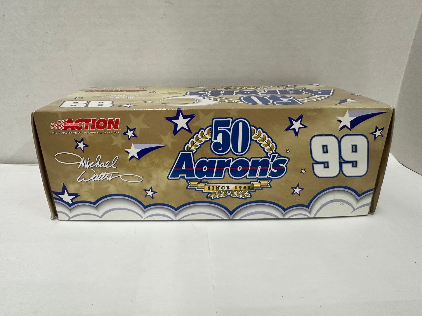 #99 Aaron's 50th Anniversary 1:24 Michael Waltrip Diecast Car Open Box