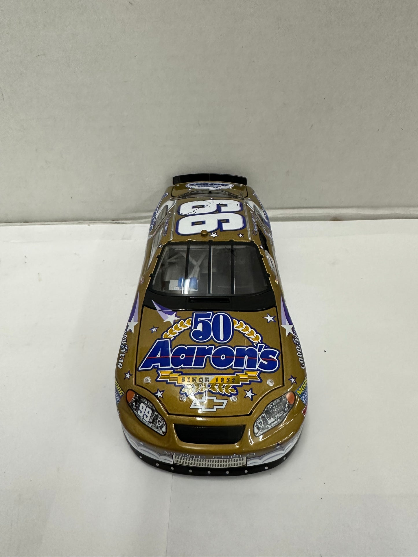 #99 Aaron's 50th Anniversary 1:24 Michael Waltrip Diecast Car Open Box