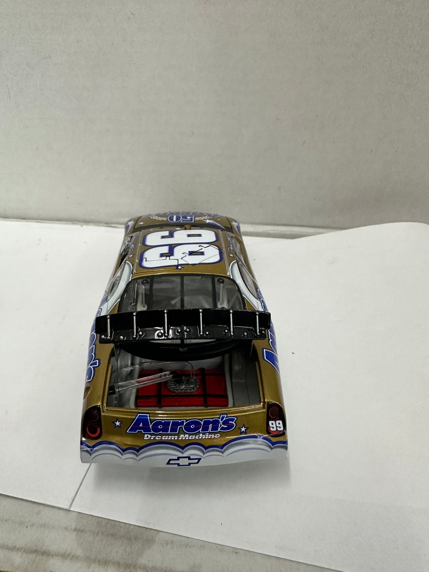 #99 Aaron's 50th Anniversary 1:24 Michael Waltrip Diecast Car Open Box
