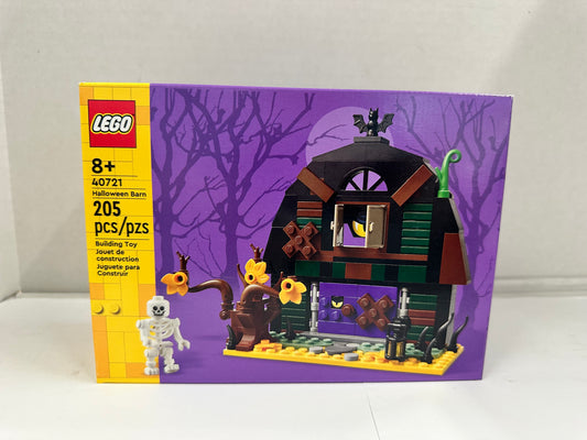 40721 Halloween Barn Seasonal Lego Set Skeleton Minifig 205 Pcs Sealed In Box
