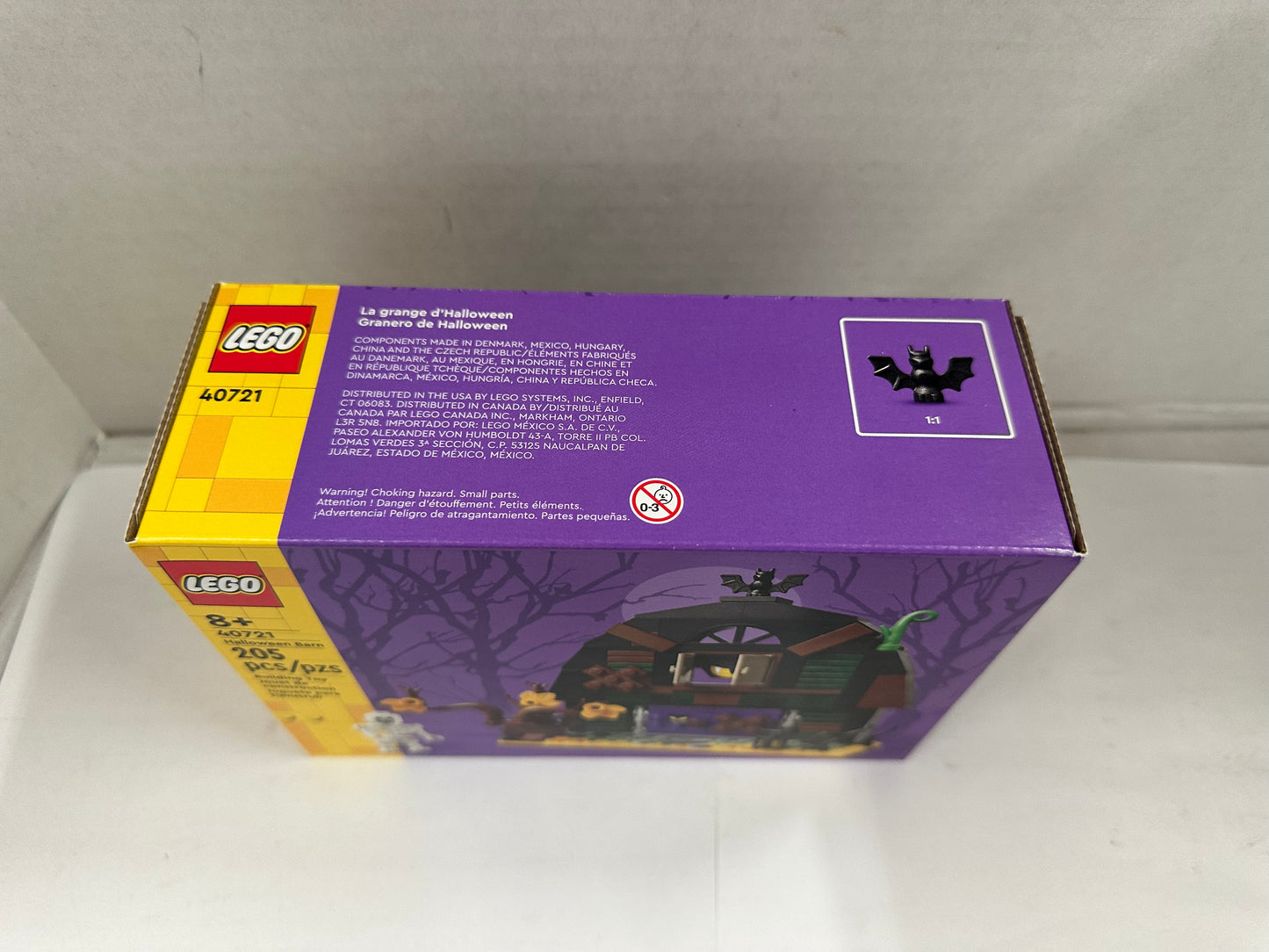 40721 Halloween Barn Seasonal Lego Set Skeleton Minifig 205 Pcs Sealed In Box