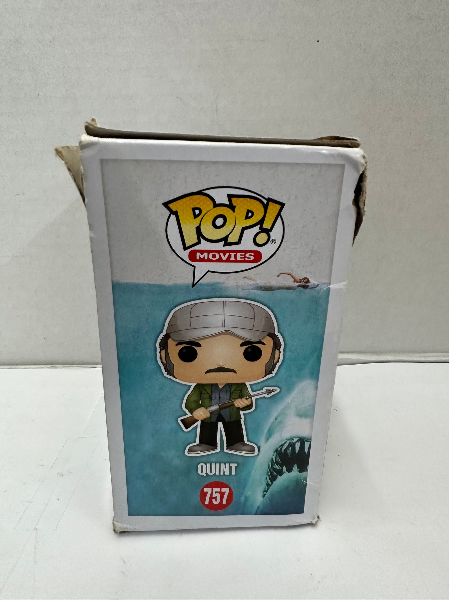Funko Pop! Vinyl: Jaws - Quint #757 - Damaged BOX- see ALL pictures