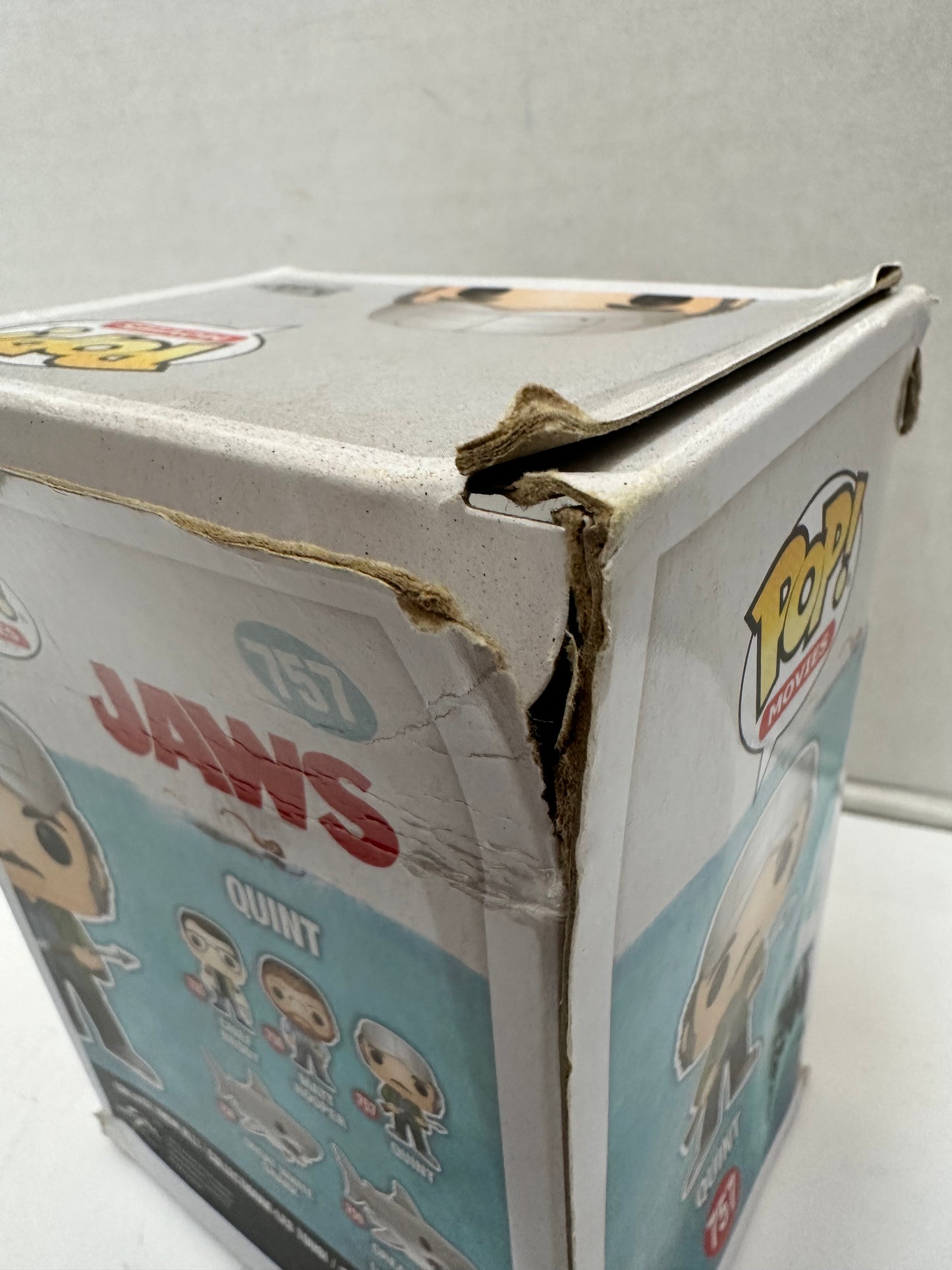 Funko Pop! Vinyl: Jaws - Quint #757 - Damaged BOX- see ALL pictures
