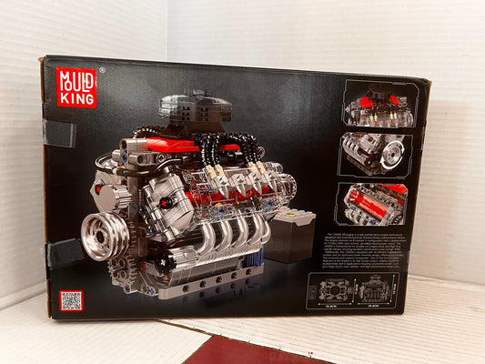 Mould King 10171 LSX454 V8 Engine Model Kit 487pcs Car Motor Building Set