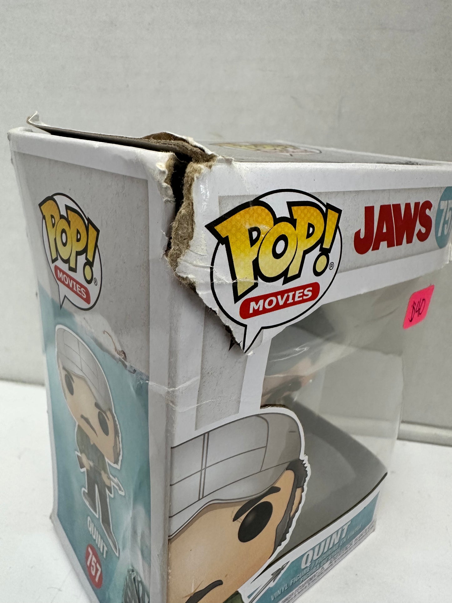Funko Pop! Vinyl: Jaws - Quint #757 - Damaged BOX- see ALL pictures