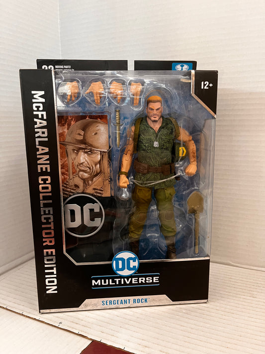 McFarlane Action Figure Sergeant Rock Collector Edition DC Multiverse