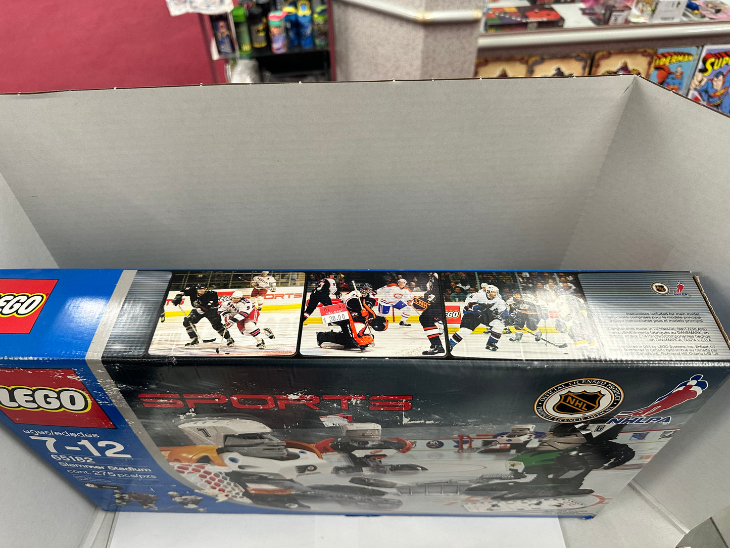 Lego Sports #65182 Slammer Stadium NHL Hockey - Retired Set Verified Complete