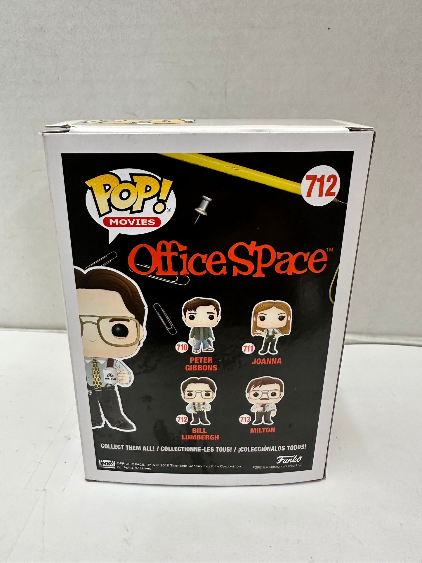 Funko Pop! Vinyl Movies #712, Bill Lumbergh, Office Space