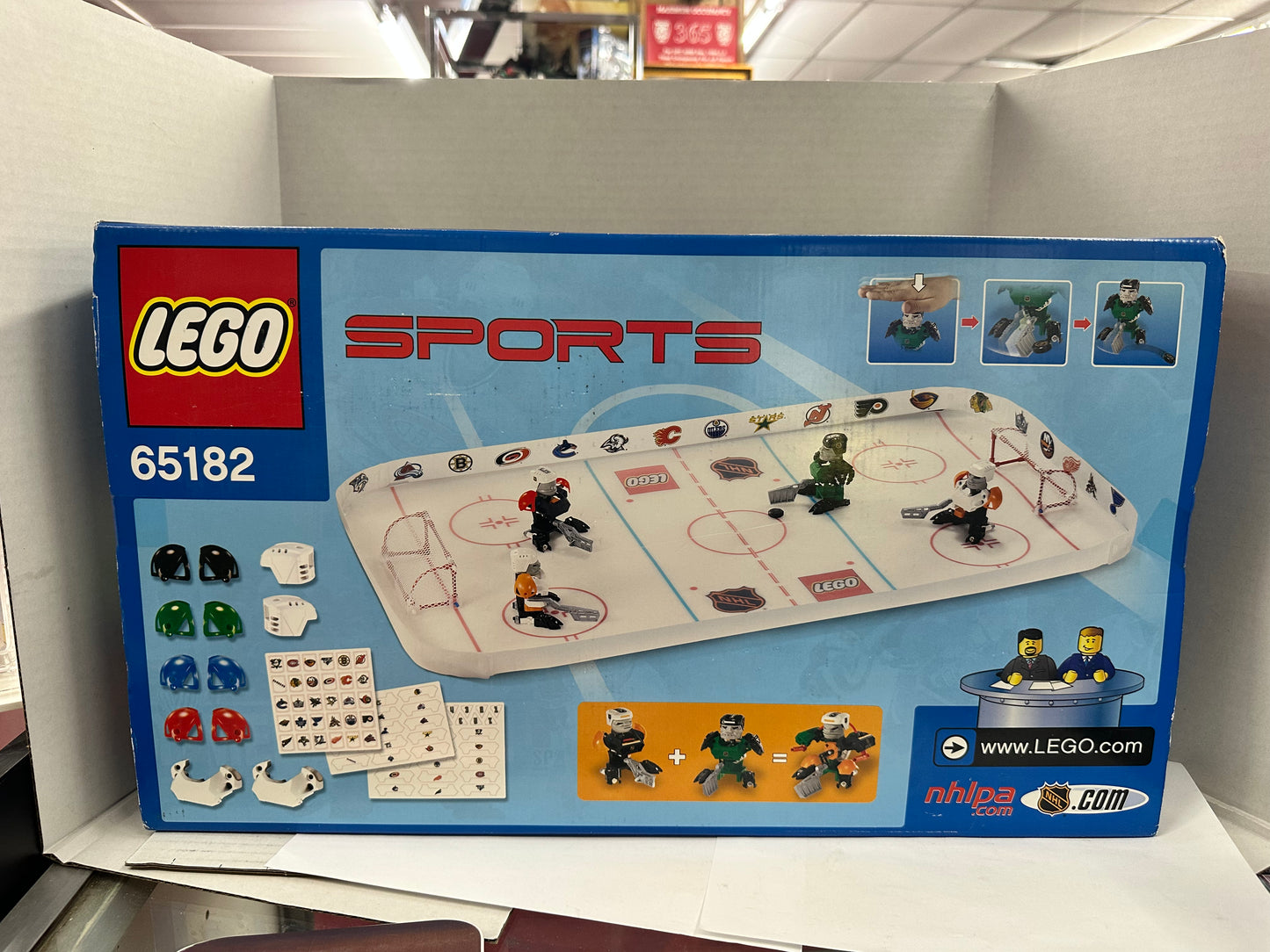 Lego Sports #65182 Slammer Stadium NHL Hockey - Retired Set Verified Complete