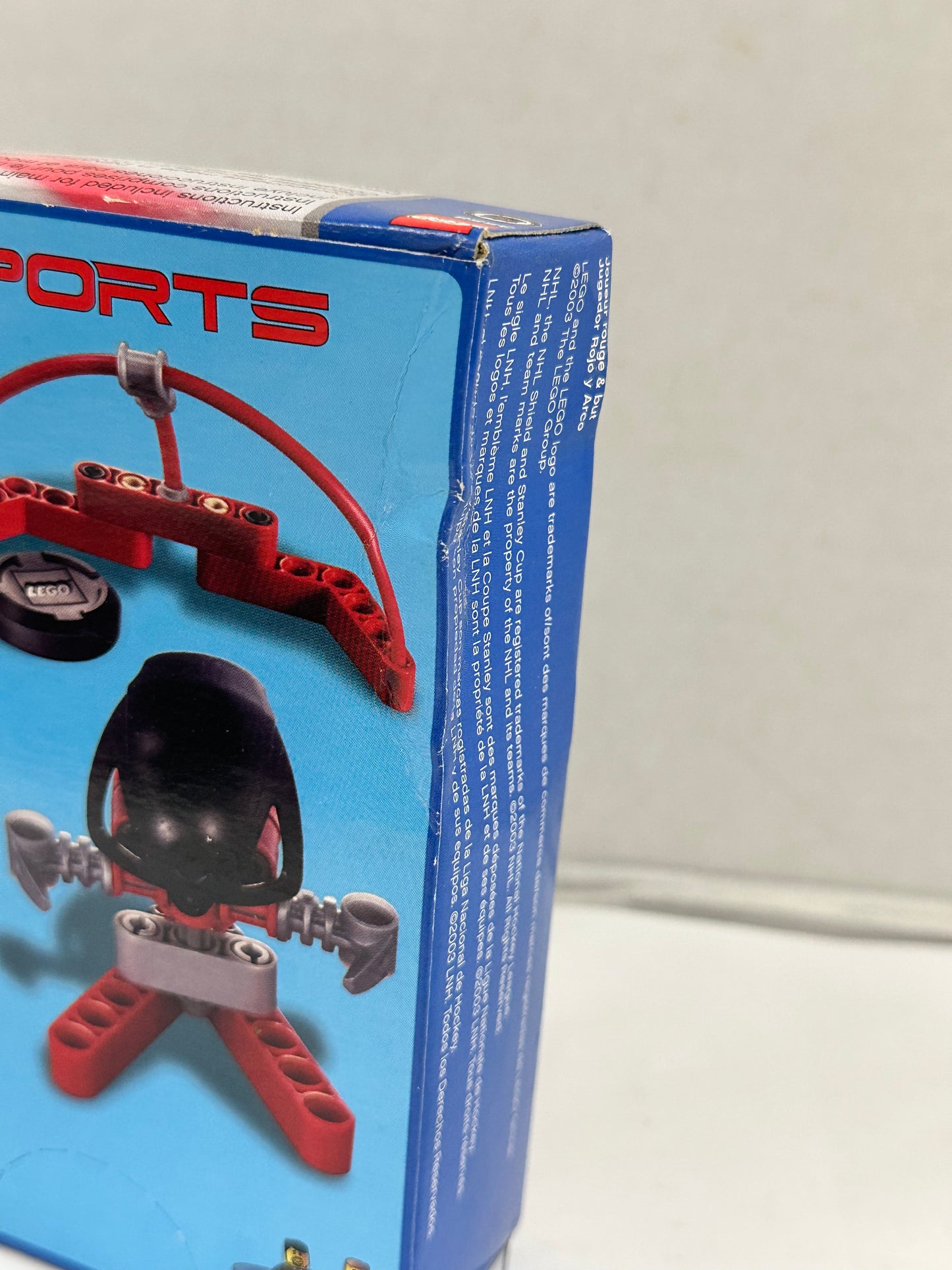 LEGO Sports NHL 3558 Red Player & Goal NEW! RARE! Hockey Slammer Puck