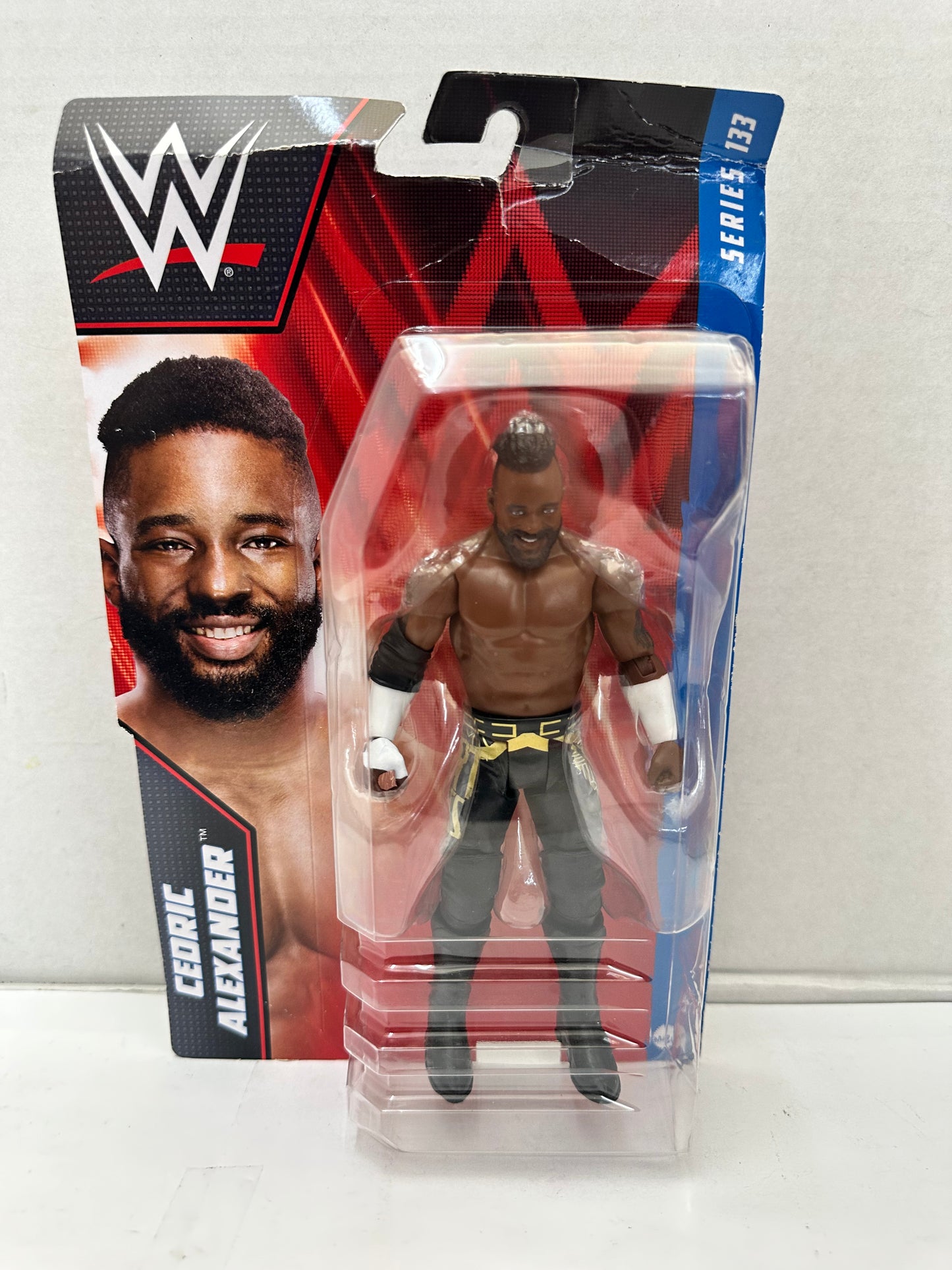 WWE Cedric Alexander Series 133 Damaged Package