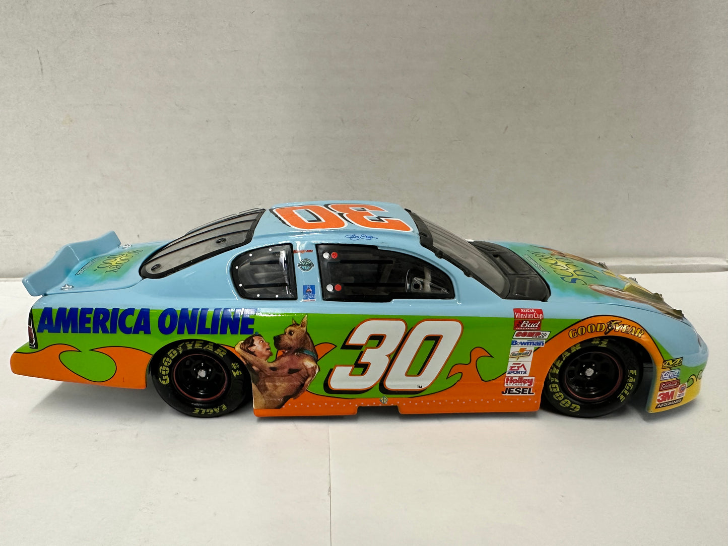 Jeff Green 2002 Monte Carlo #30AOL Scooby Doo Die Cast Car 1/24 Scale
