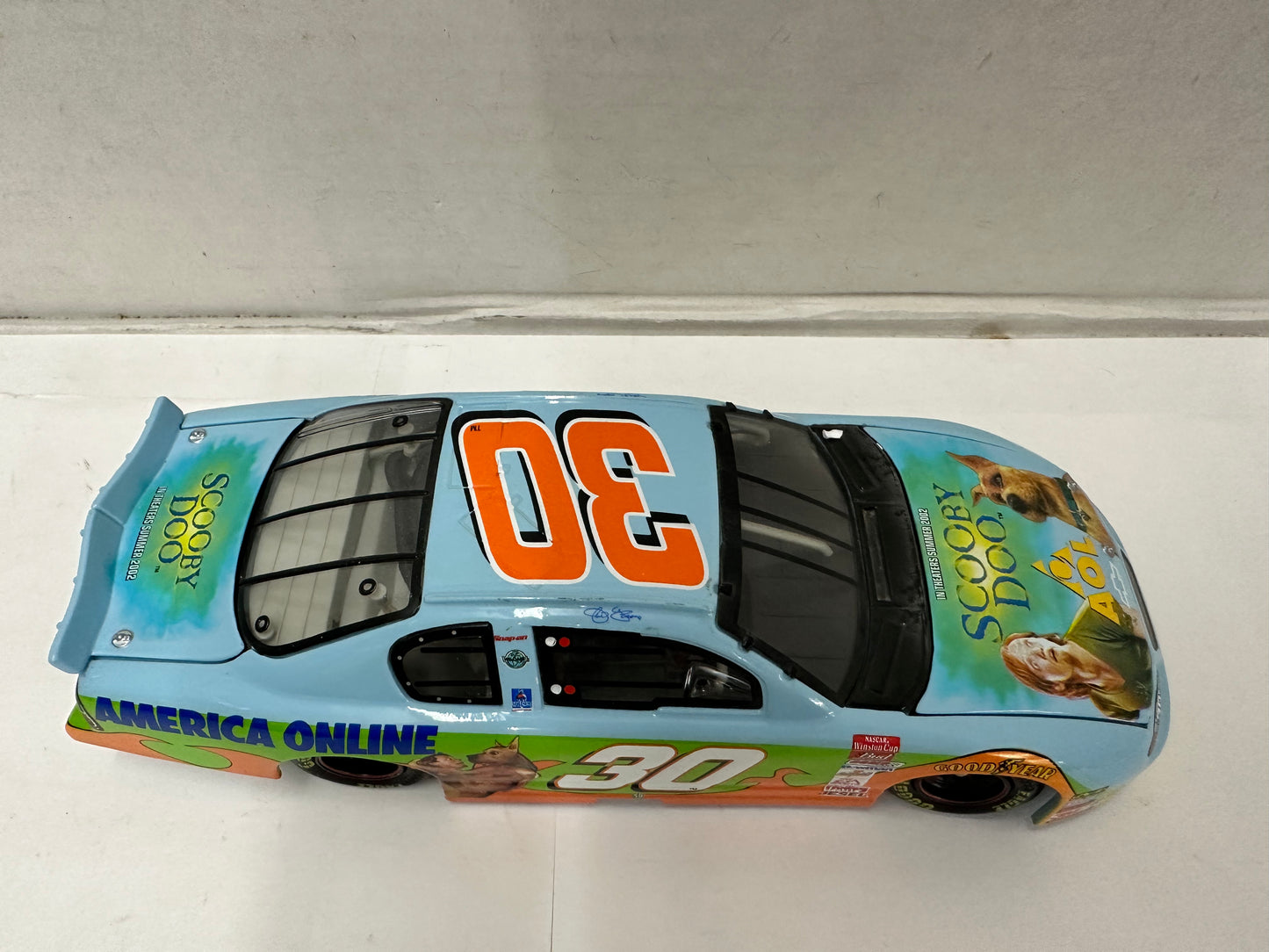 Jeff Green 2002 Monte Carlo #30AOL Scooby Doo Die Cast Car 1/24 Scale