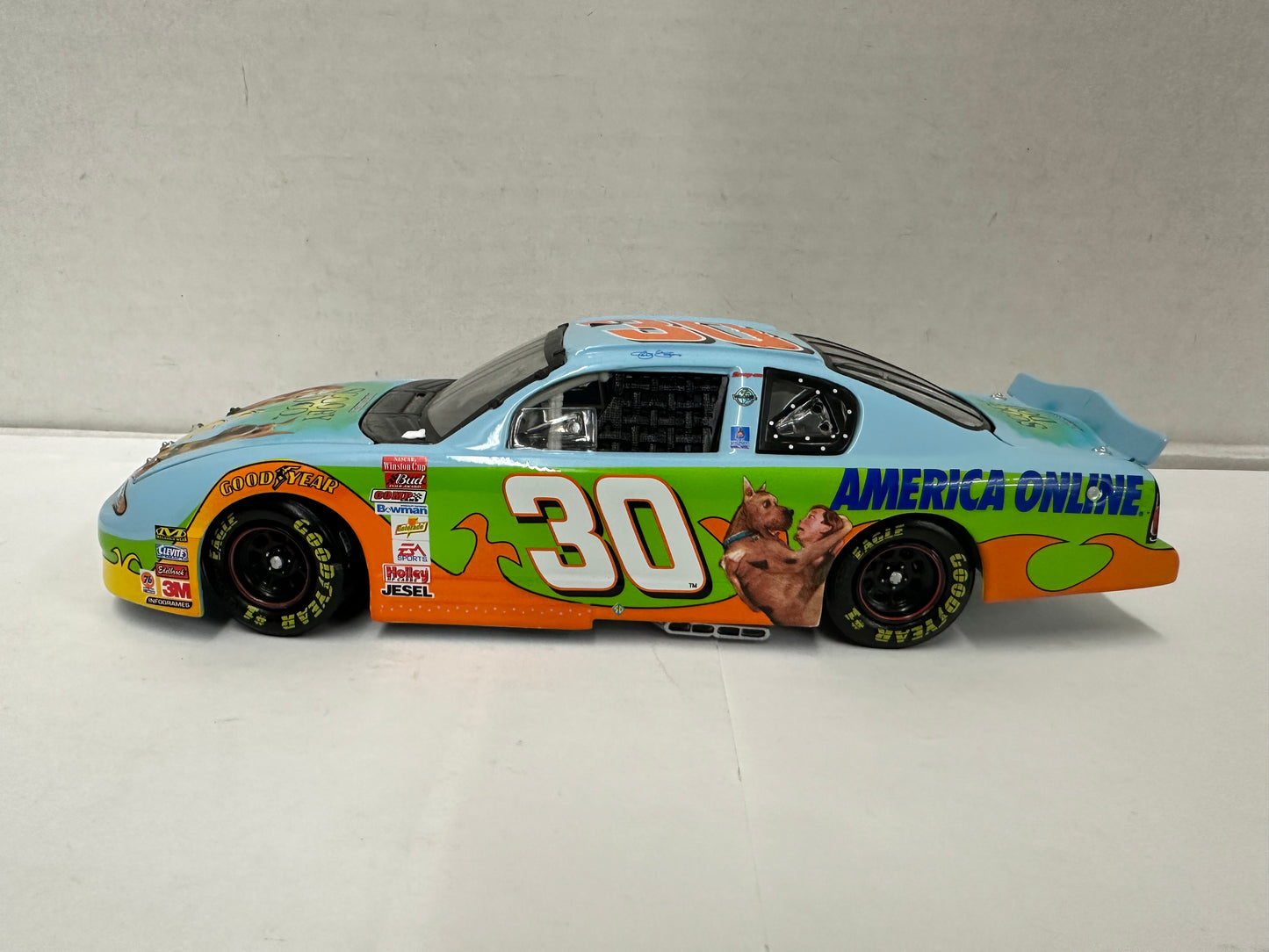 Jeff Green 2002 Monte Carlo #30AOL Scooby Doo Die Cast Car 1/24 Scale
