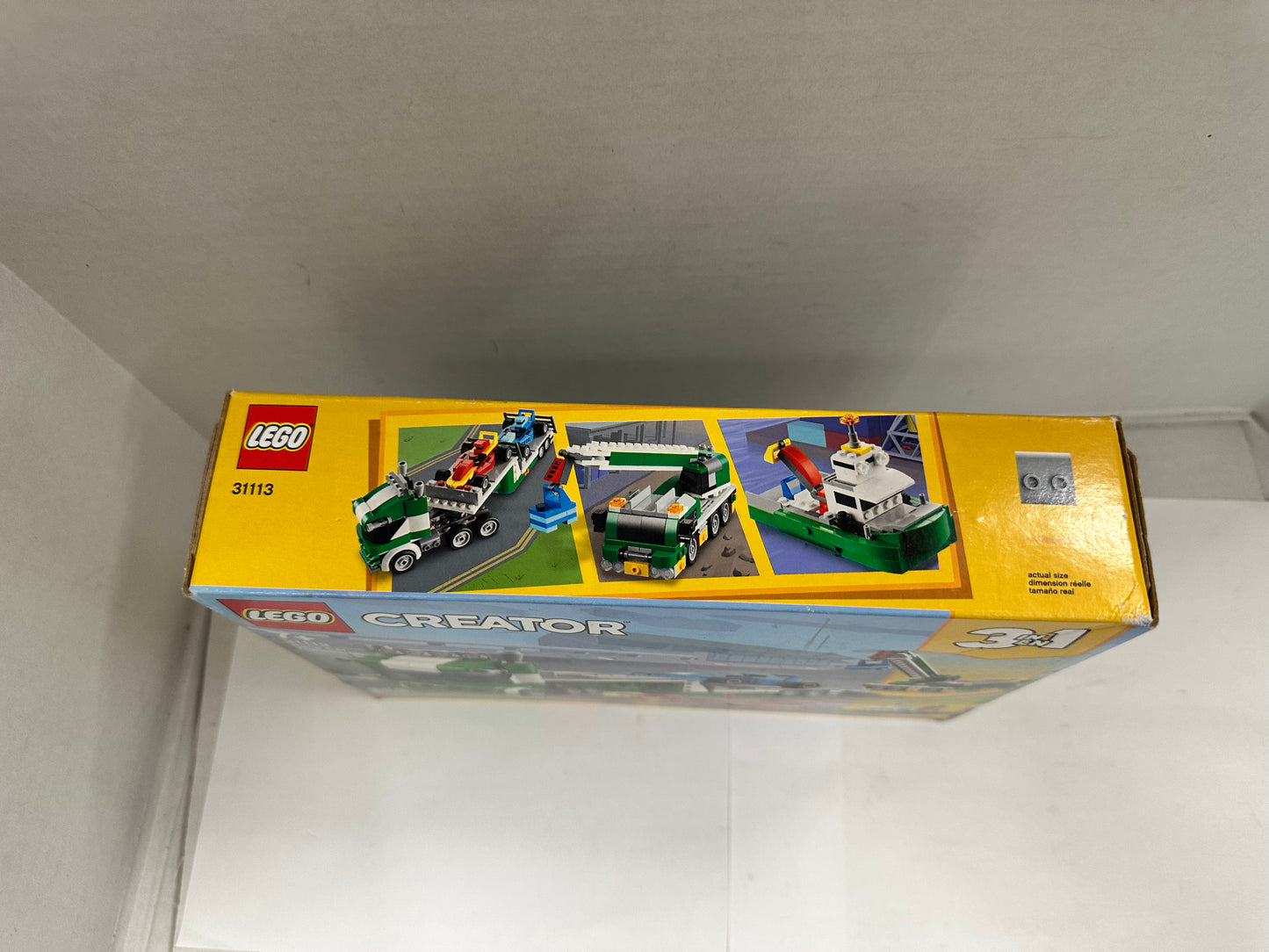 LEGO Creator 3in1 Race Car Transporter 31113 Building Kit 328pcs  2021 New