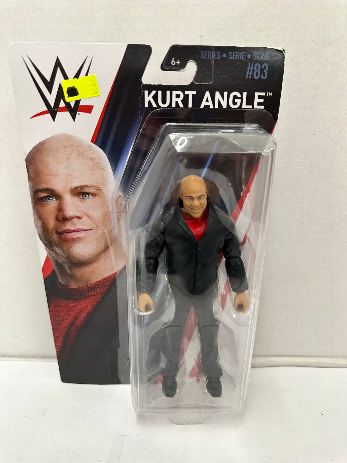 WWE Mattel Series #83 Kurt Angle in Black Suit Wrestling Action Figure