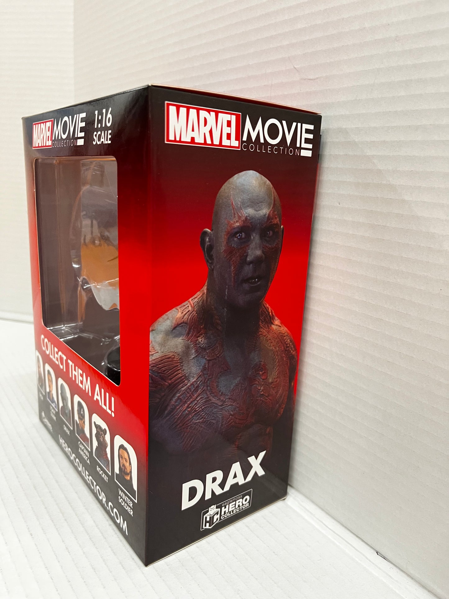 Marvel Movie Eaglemoss UK Drax from Guardians Galaxy Figurine + Magazine