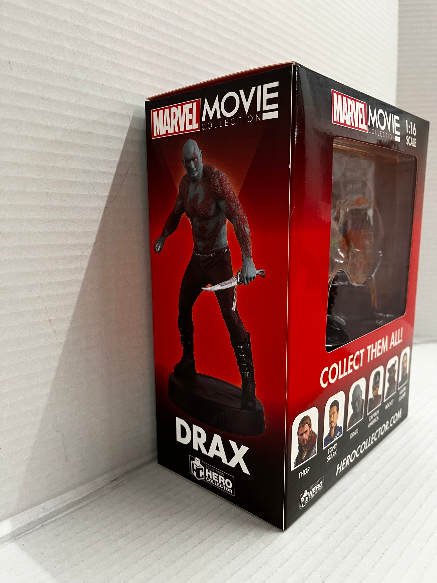 Marvel Movie Eaglemoss UK Drax from Guardians Galaxy Figurine + Magazine