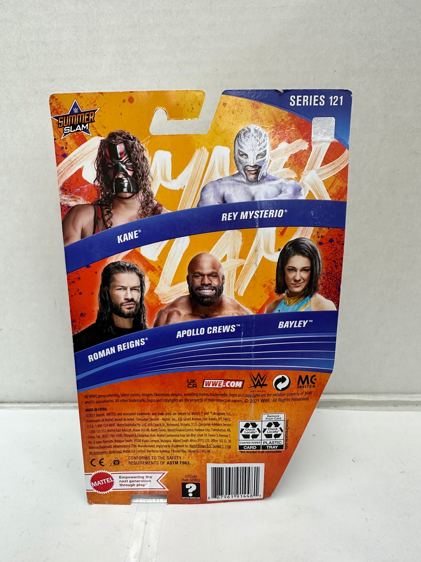 Mattel Roman Reigns WWE SummerSlam Series 121 Action Figure 6in