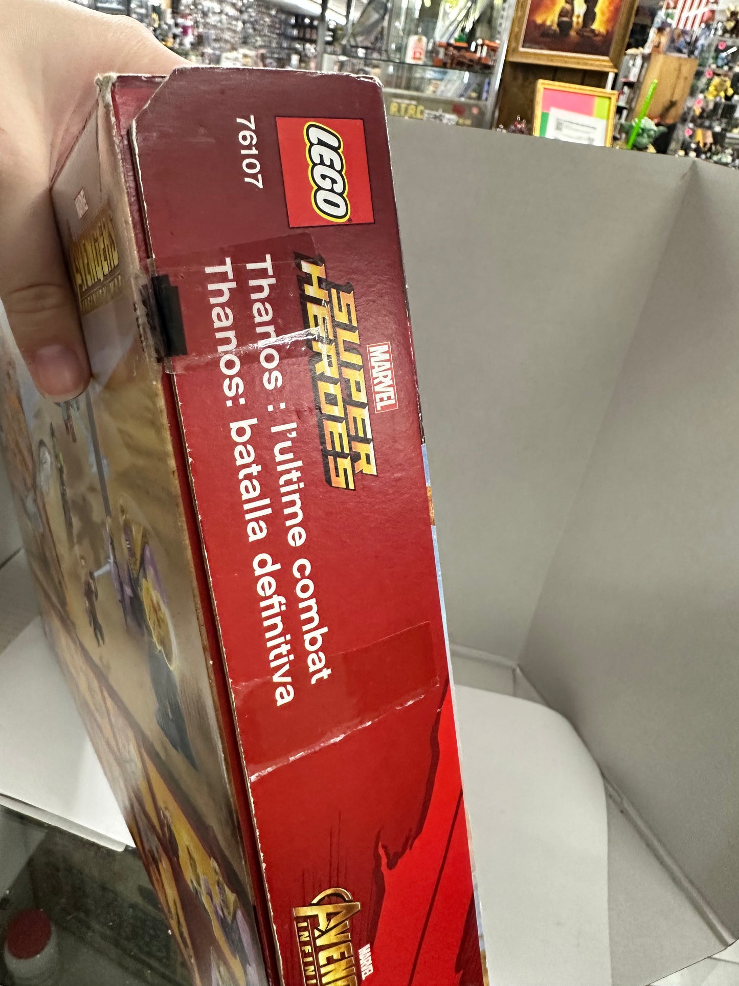LEGO 76107 Marvel Super Heroes Thanos: Ultimate Battle NEW SEALED RETIRED