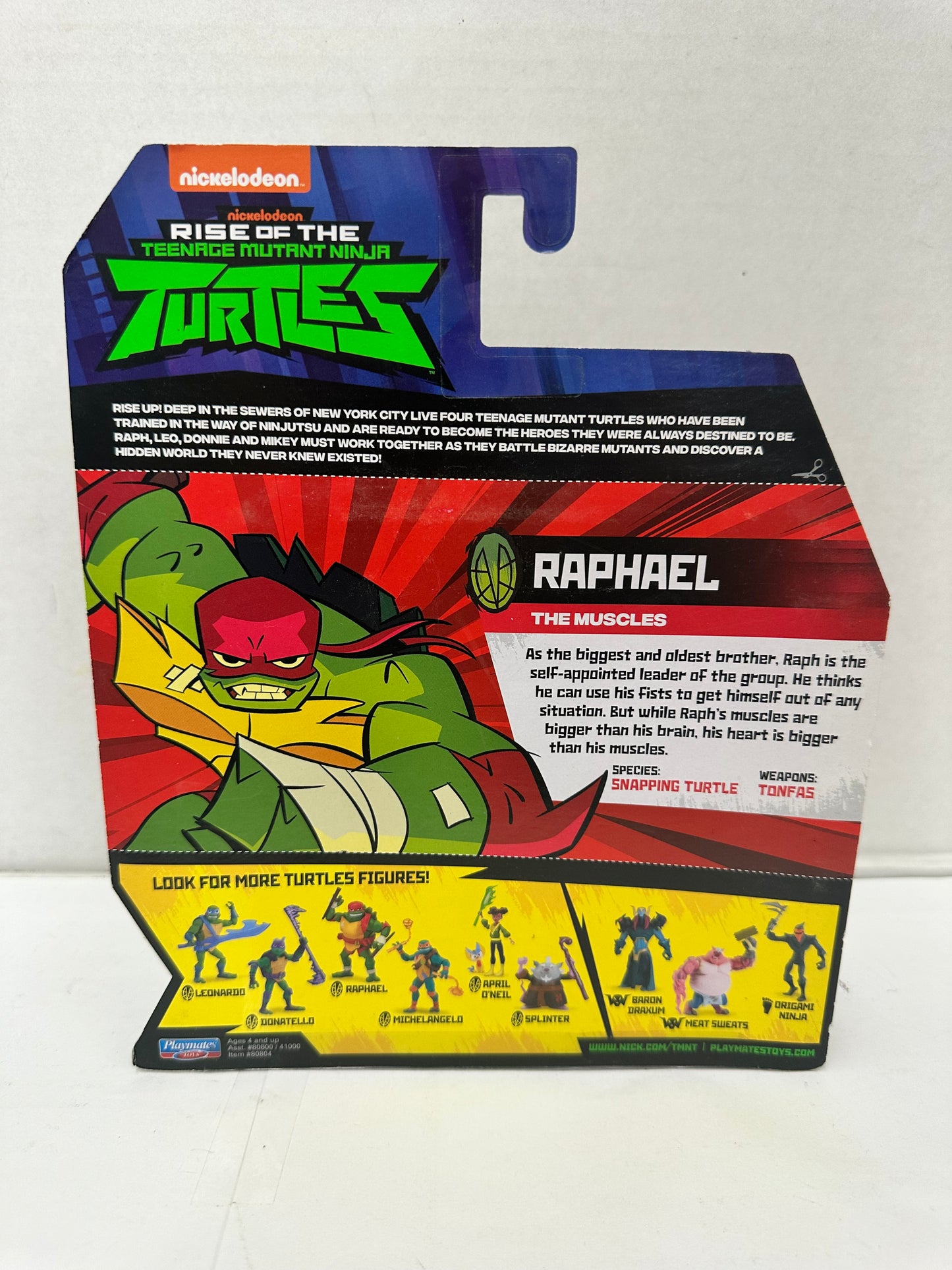 Playmates Rise of the Teenage Mutant Ninja Turtles Raphael Action Figure
