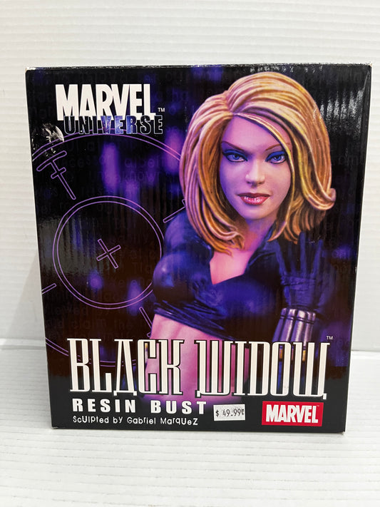 Marvel Universe BLACK WIDOW 6" Resin Statue Bust  RARE Gabriel Marquez