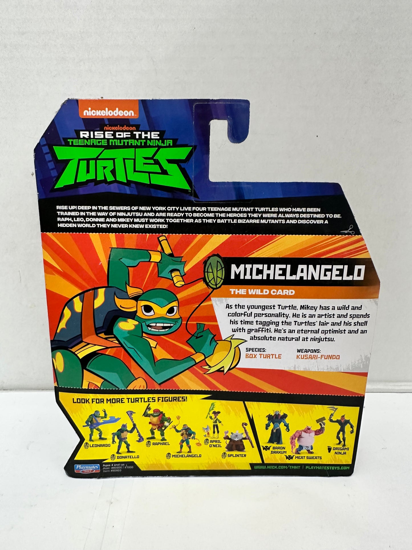 2019 Playmates Rise Of The Ninja Turtles Wrestling Mikey
