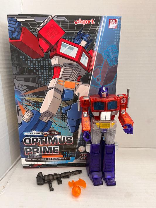 Transformers - Yolopark - Optimus Prime AMK Pro Series - TRANSPARENT VERSION