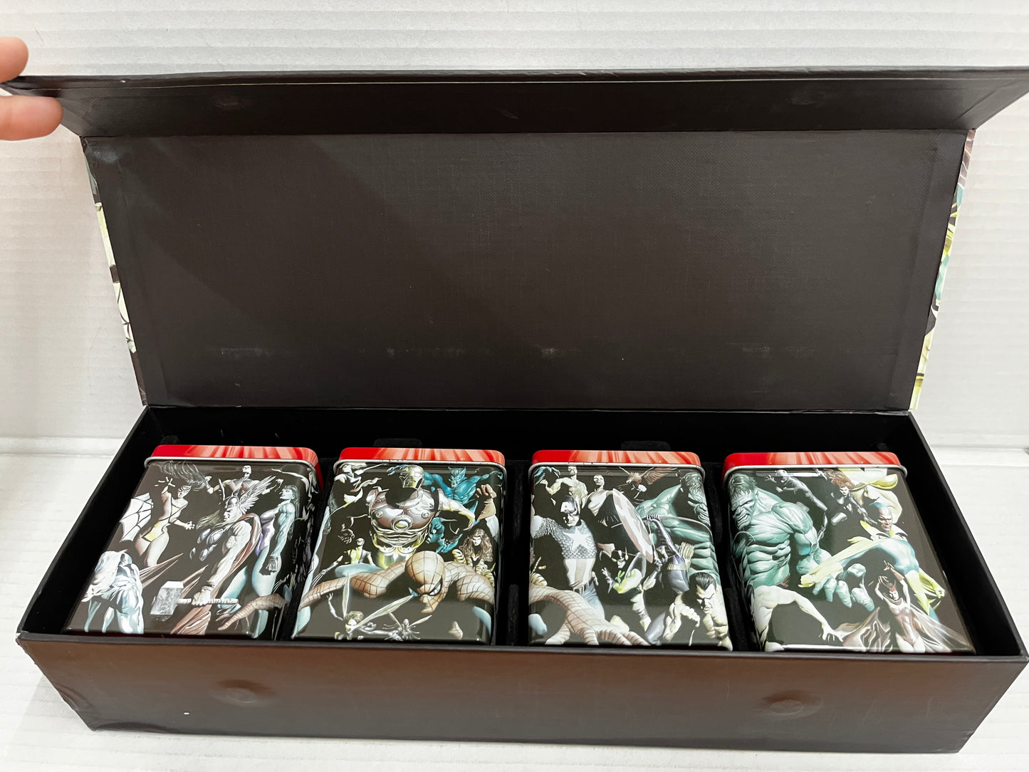VS System DC/Marvel: The Avengers Collectors Deck Tins NO CARDS
