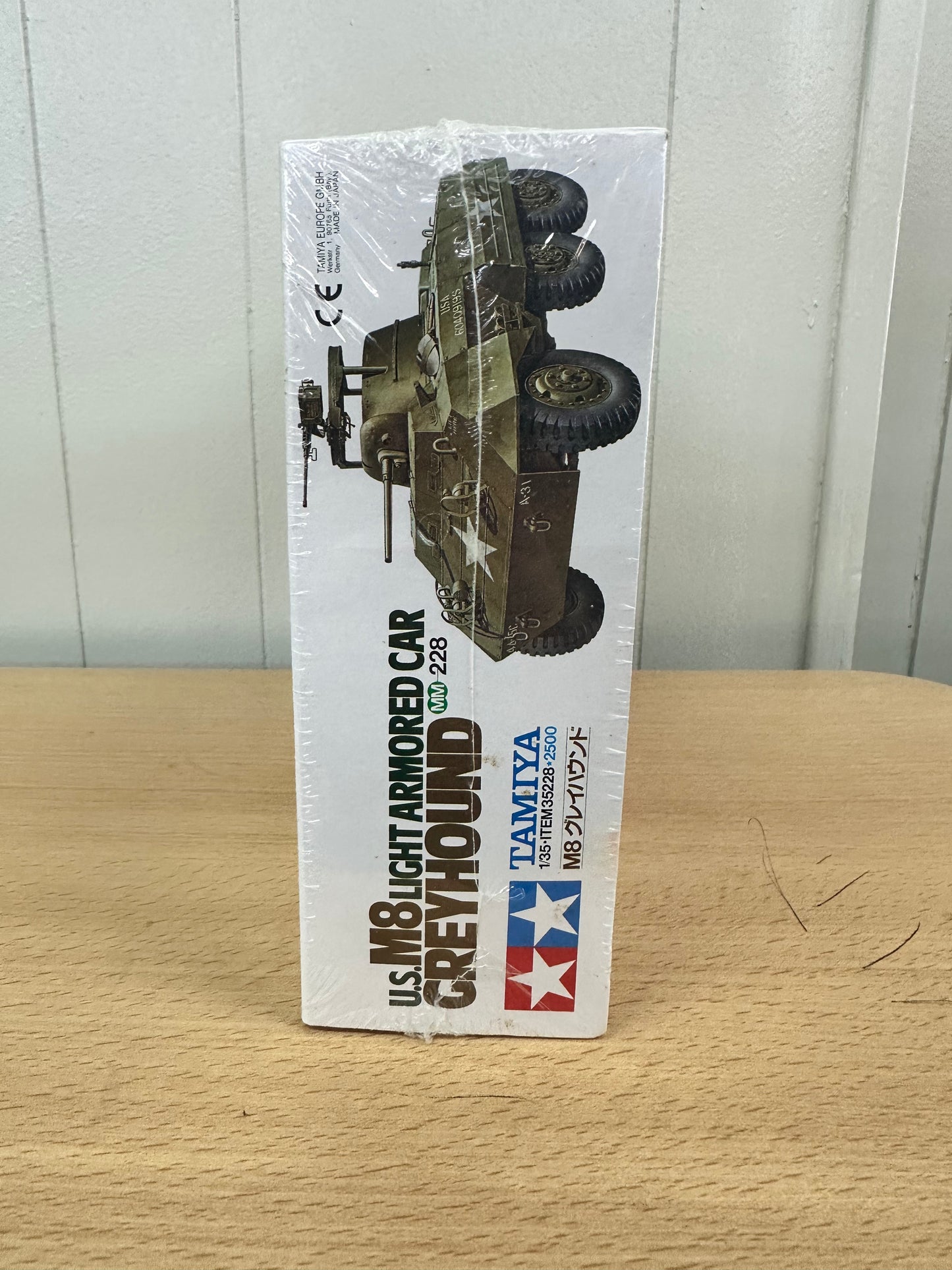 Tamiya 35228 WWII US M8 Greyhound Light Armored Car 1/35 Scale Plastic Model Kit