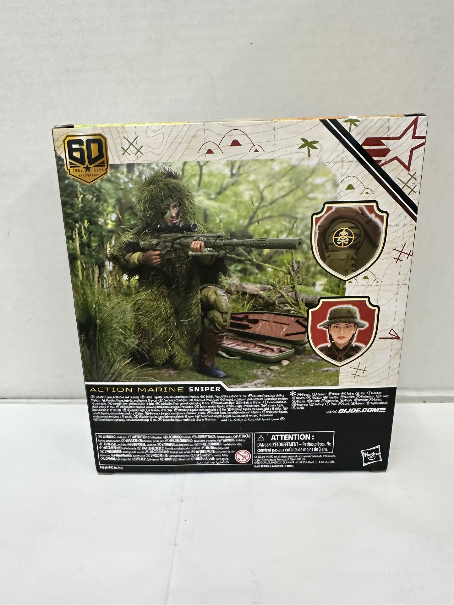 G.I. Joe Classified Series 60th Anniversary 6'' Action Marine Sniper Figure
