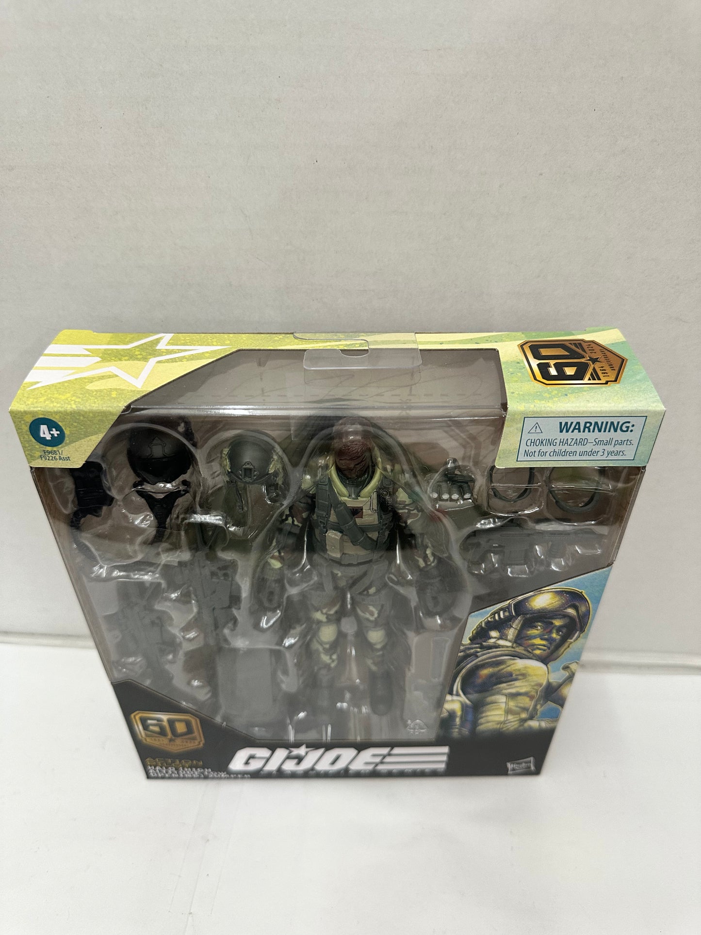 G.I GI Joe Classified Series 60th Anniversary HALO Jumper 6" Action Pilot Figure