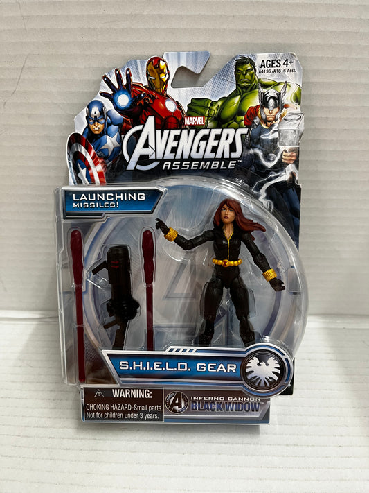 MARVEL AVENGERS ASSEMBLE S.H.I.E.L.D. GEAR COSMIC INFERNO CANNON BLACK WIDOW