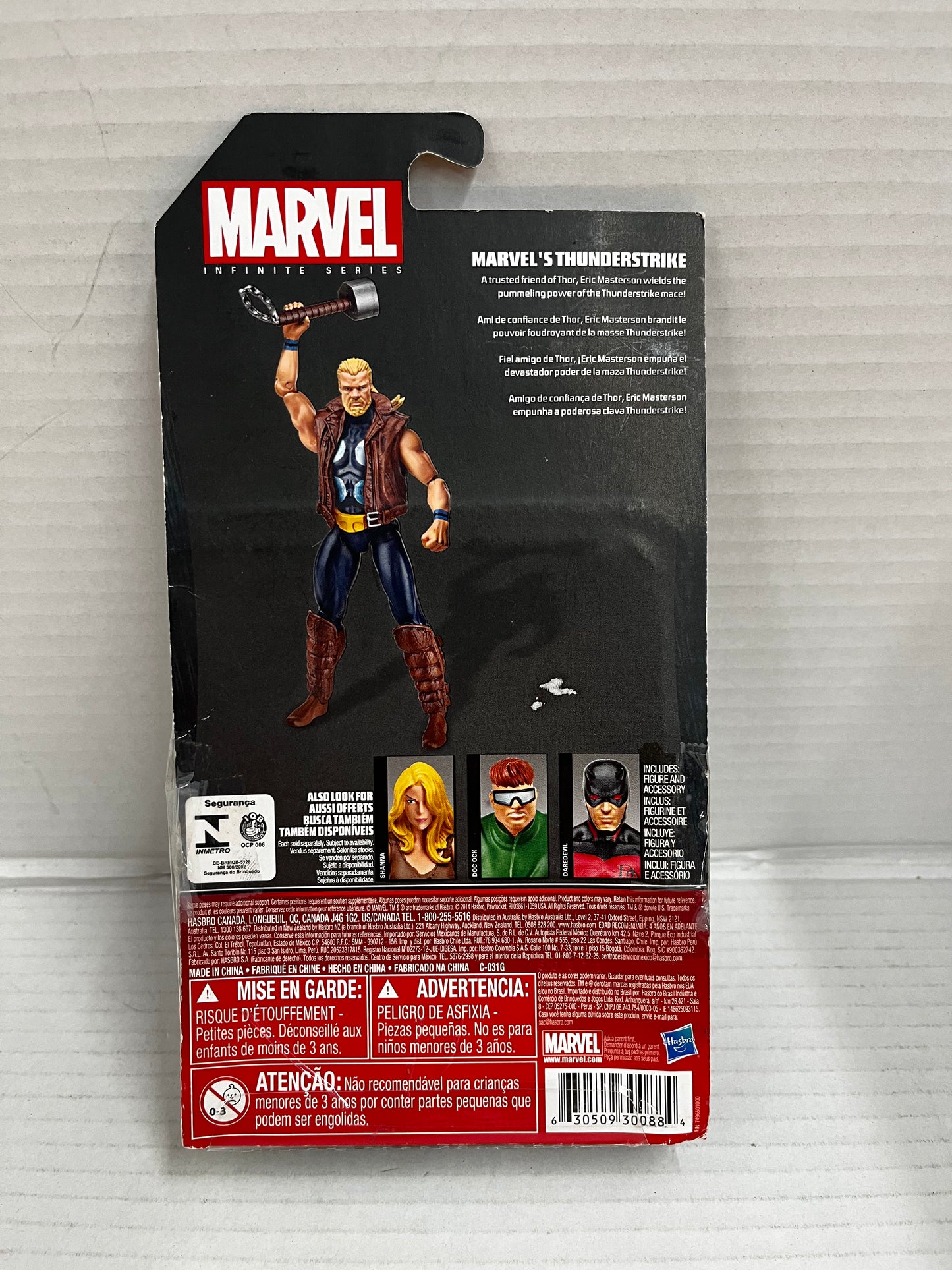 2014 Hasbro Marvel Infinite Series Thunderstrike 3.75" Figure New Sealed