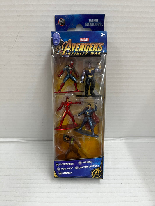 Nano Metalfigs Marvel Avengers Infinity War 5 Pack Collectors Set