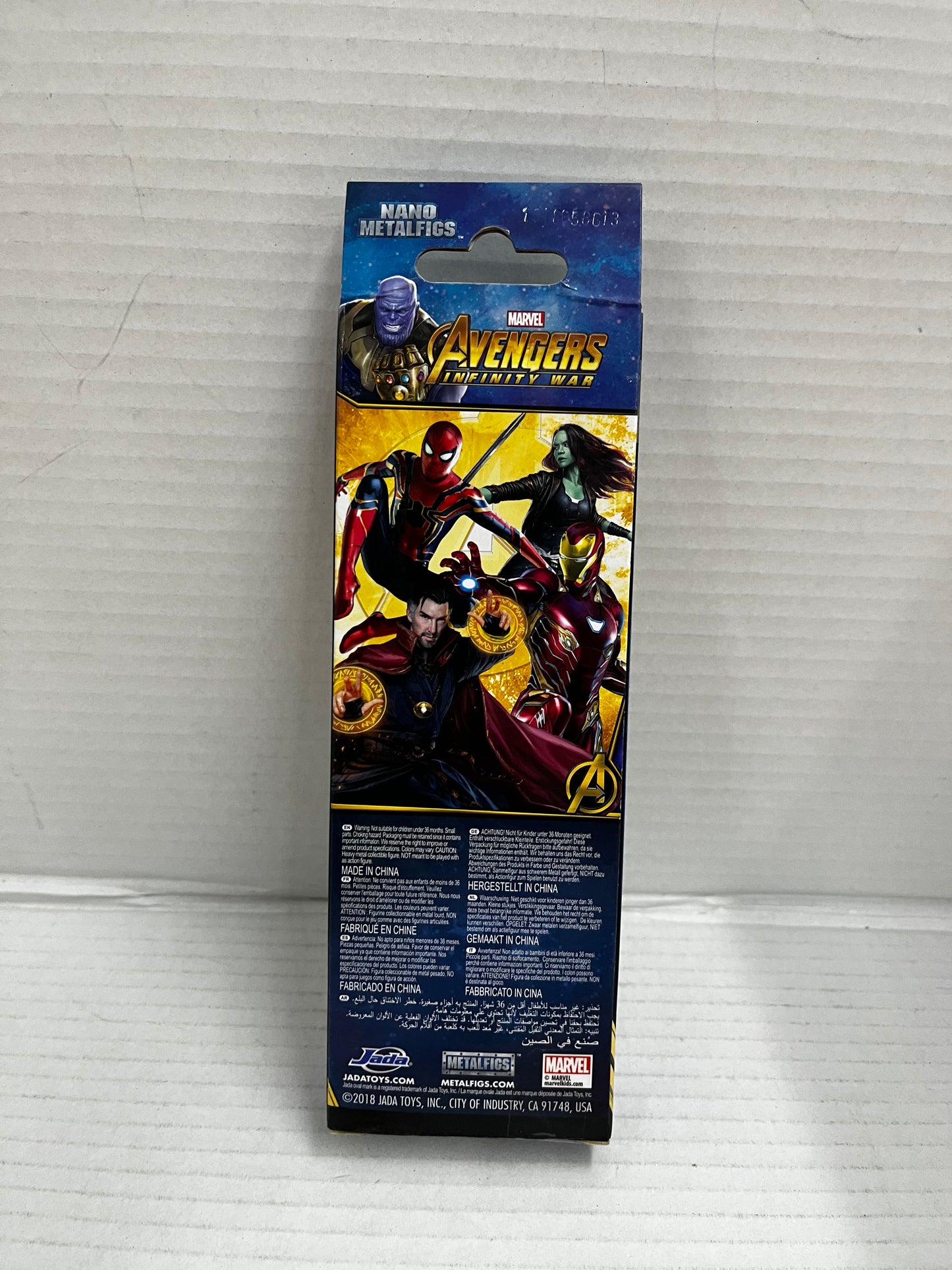 Nano Metalfigs Marvel Avengers Infinity War 5 Pack Collectors Set