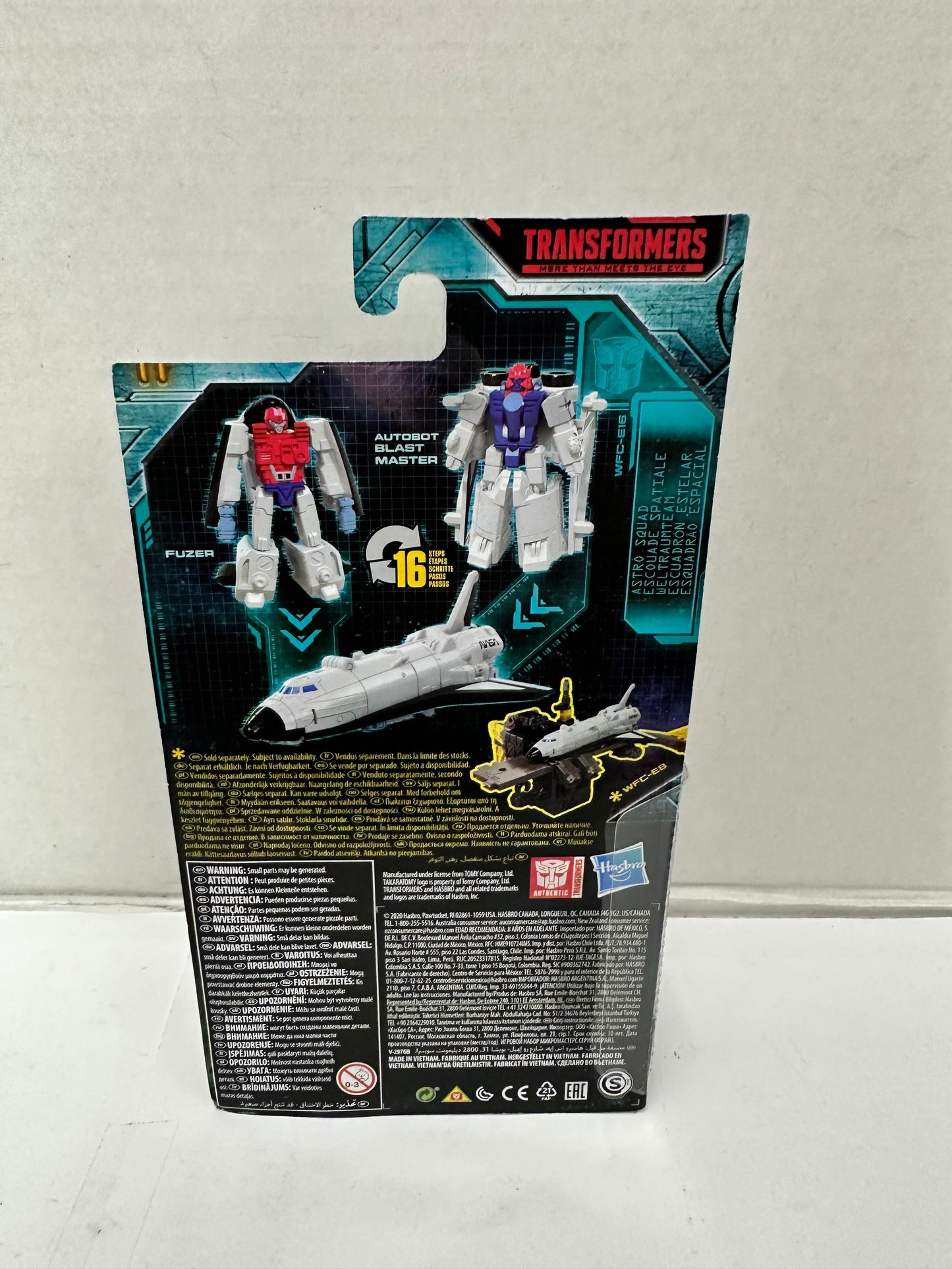 Transformers FUZER & BLAST MASTER 2 Figure Pack Earthrise War For Cybertron WFC