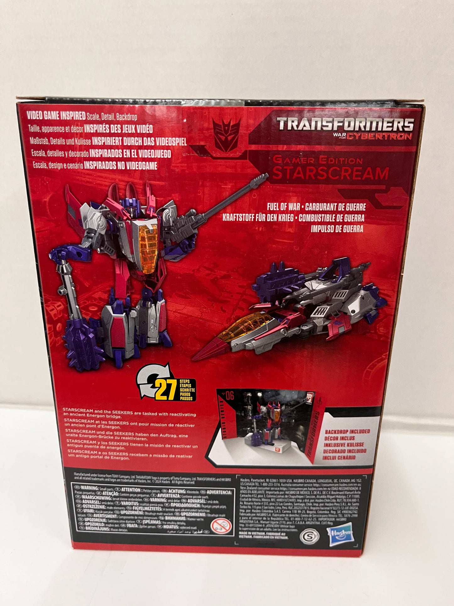 Hasbro Transformers Studio Series STARSCREAM #06 SS06 Voyager Class Figure