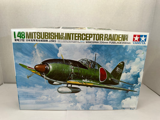 Tamiya 1:48 Mitsubishi J2M3 Interceptor Raiden Jack MA118