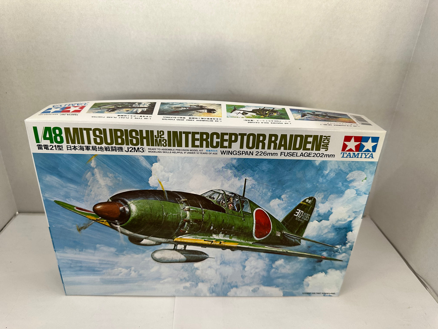 Tamiya 1:48 Mitsubishi J2M3 Interceptor Raiden Jack MA118