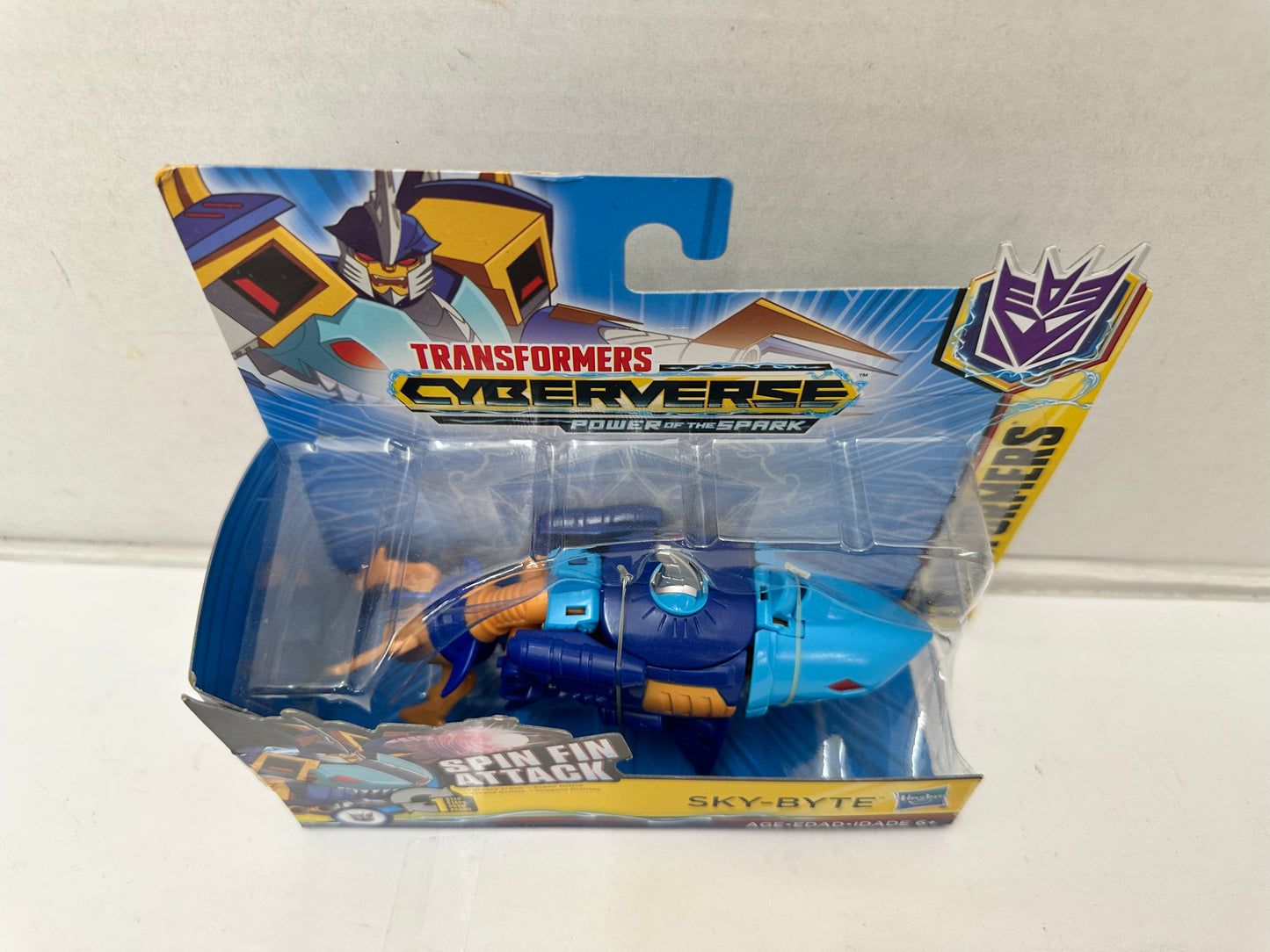 Transformers Toys Cyberverse Action Attackers 1-Step Changer Skybyte