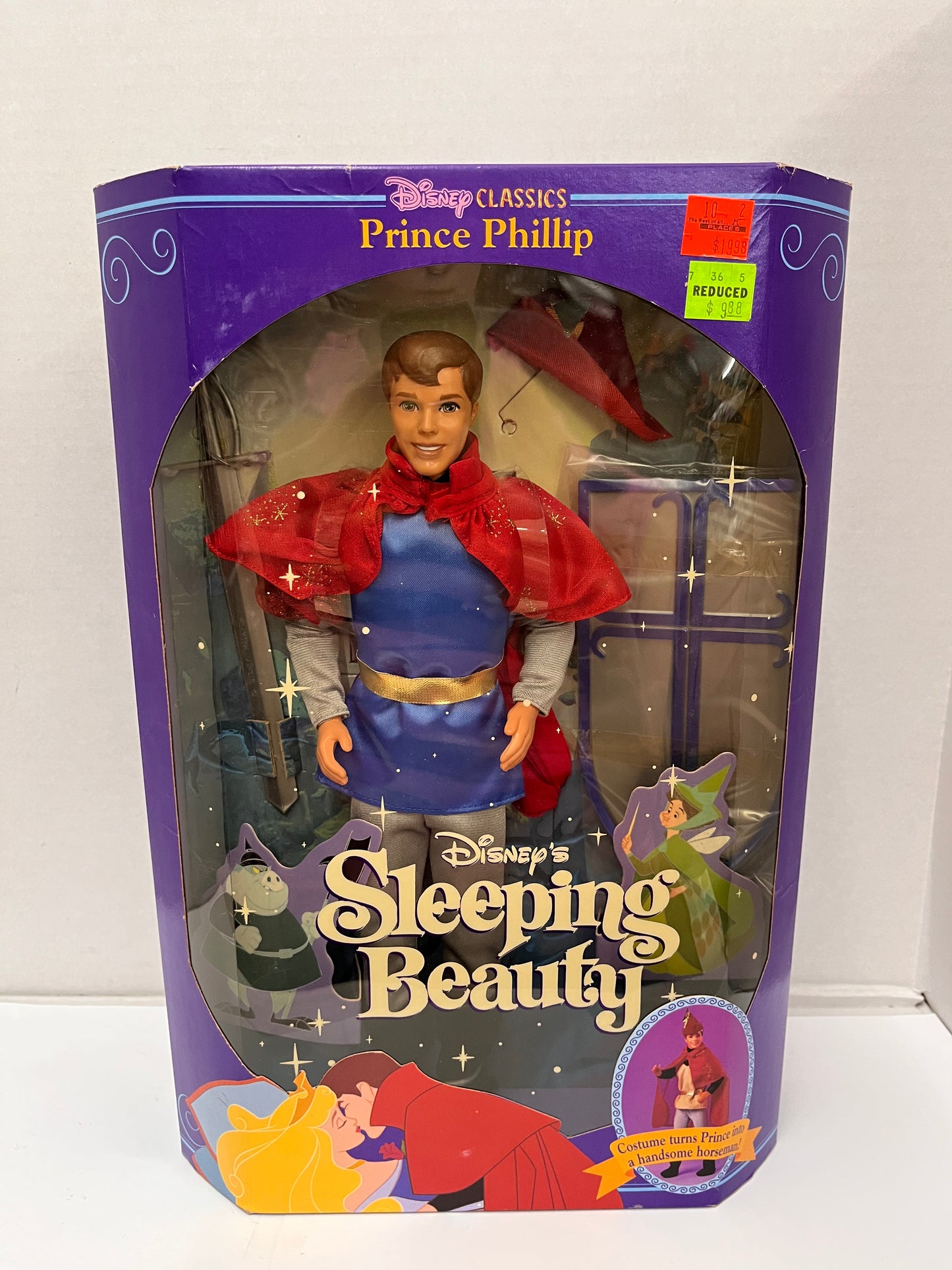 Vintage 1991 Disney Classics Prince Phillip (Sleeping Beauty ) 12" Doll