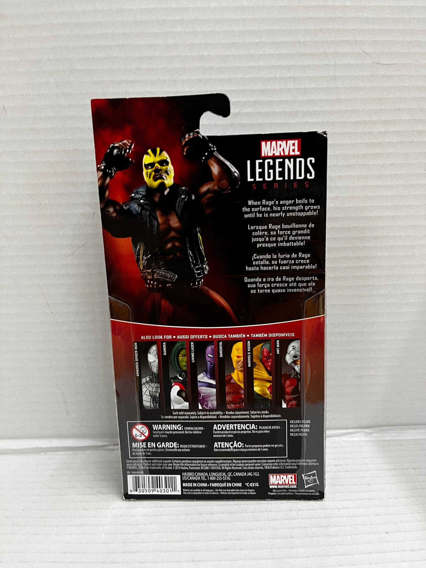Marvel Legends Series 3.75" Marvel's Rage Action Figure New