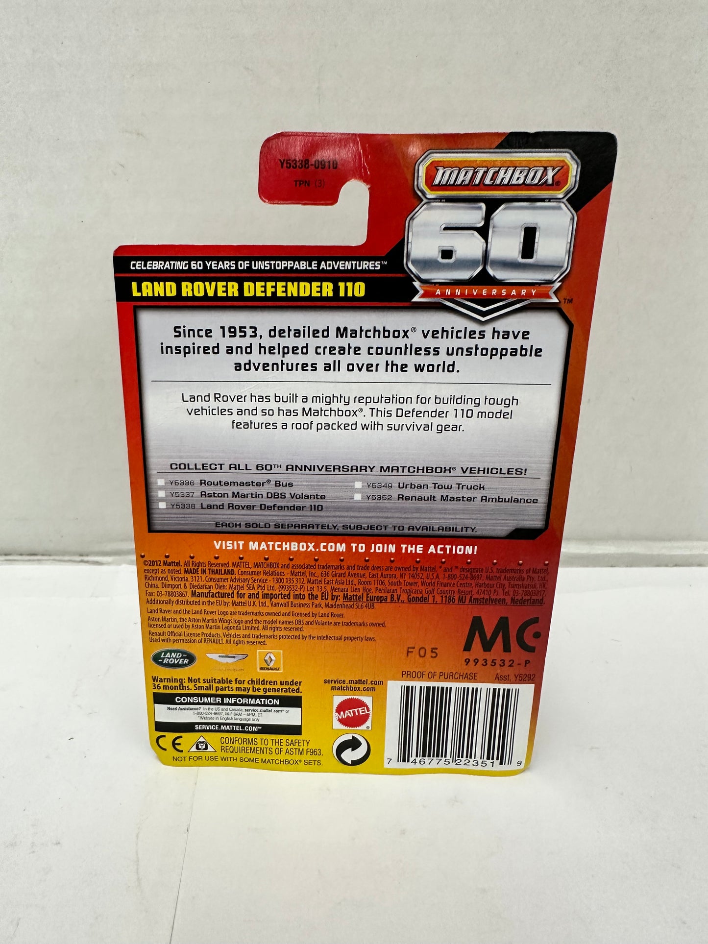 Matchbox 60 Anniversary No.13 Land Rover Defender 110
