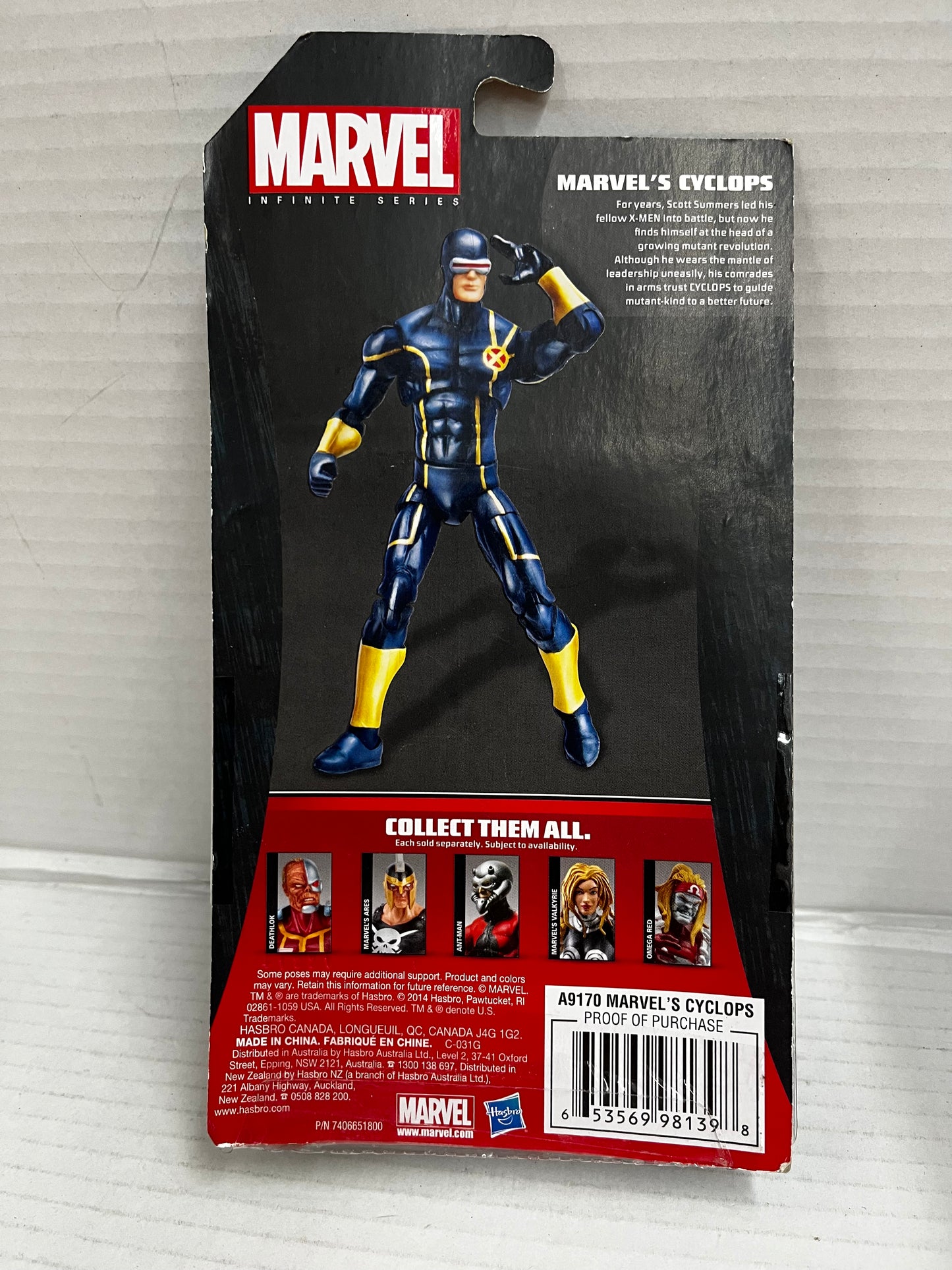 CYCLOPS Marvel Universe Infinite Series 3.75" Action Figure X-Men 2014 NEW
