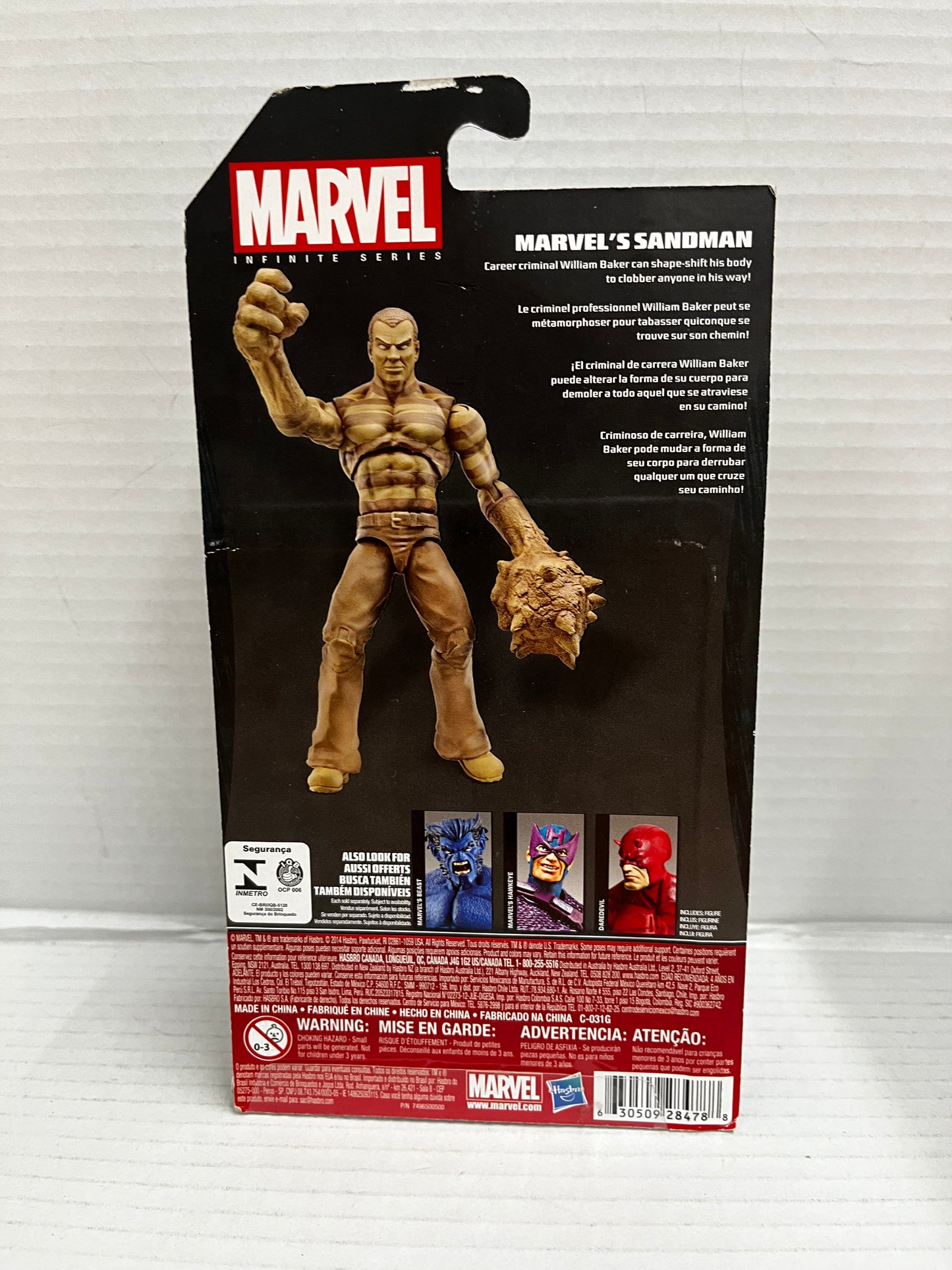 Marvel Infinite Series Sandman 3.75”