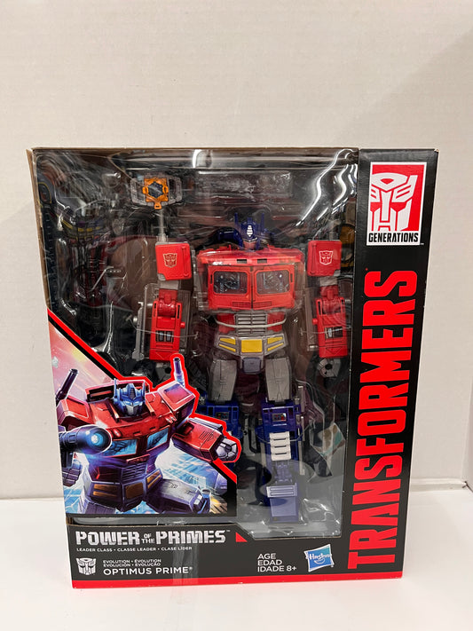 Transformers Power of the Primes Optimus Prime Hasbro Action Figure