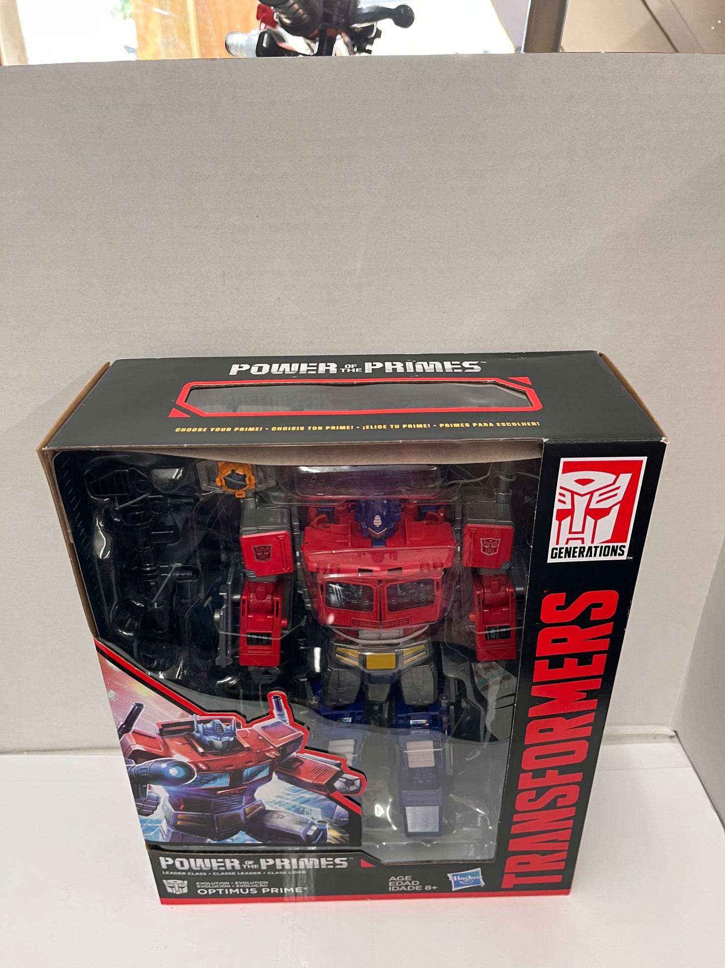 Transformers Power of the Primes Optimus Prime Hasbro Action Figure