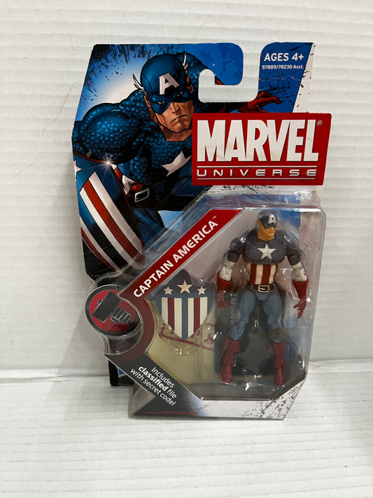 Marvel Universe 3.75" Captain America Action Figure Series 2 #008, NEW